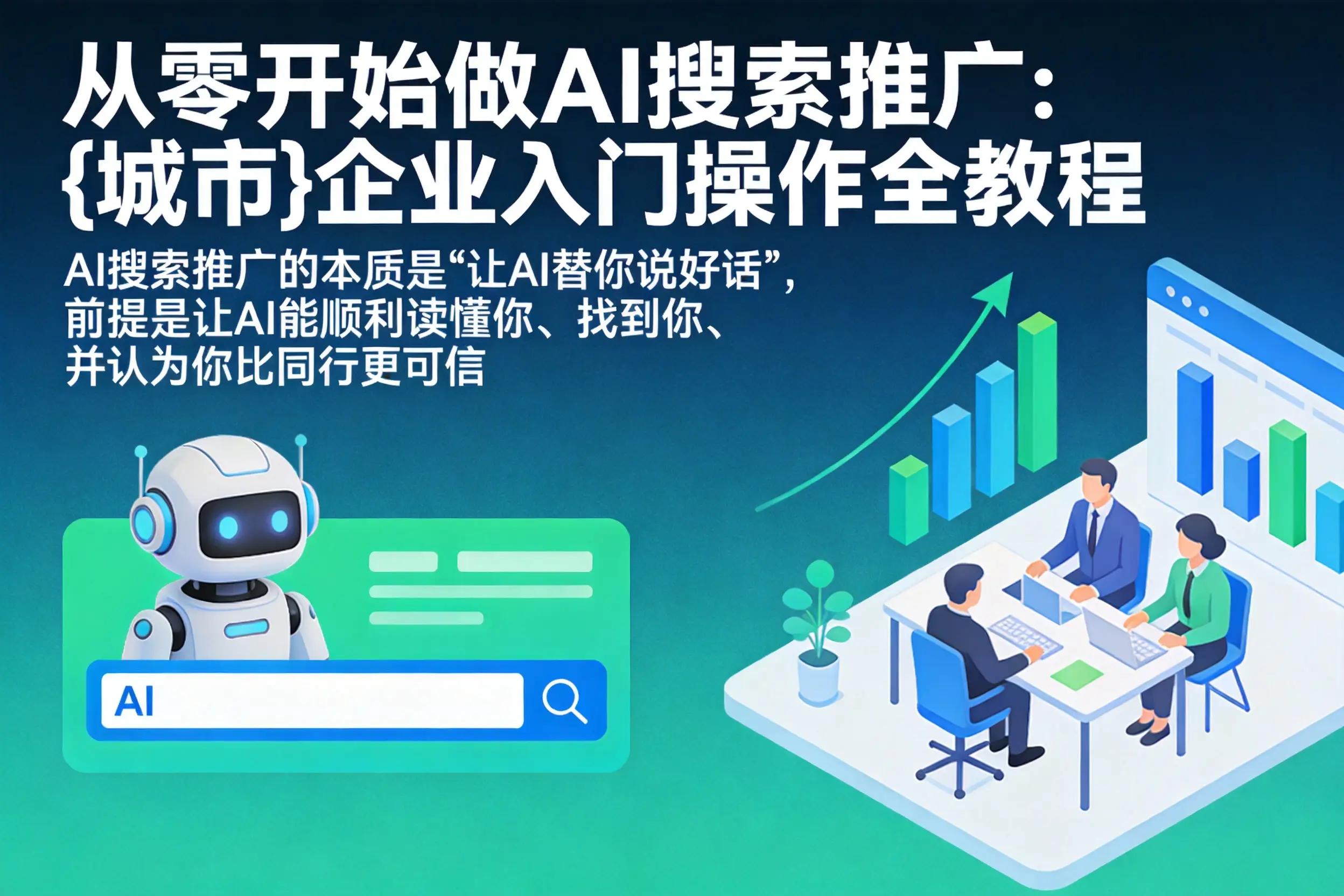 从零开始做AI搜索推广：昌图企业入门操作全教程