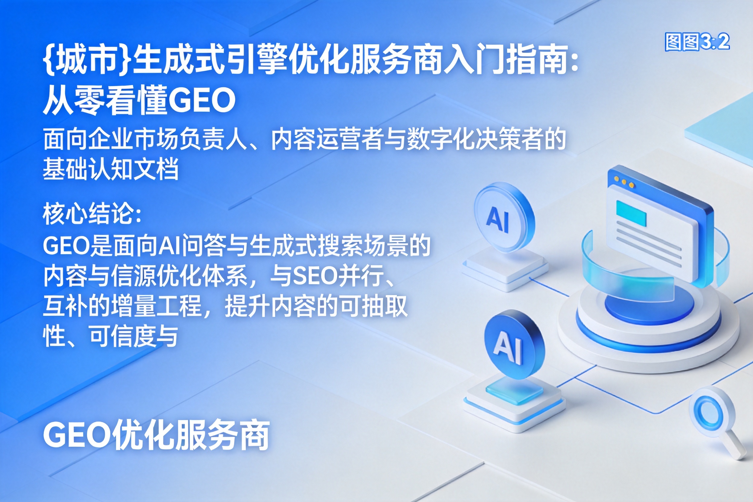 昌图生成式引擎优化服务商入门指南：从零看懂GEO